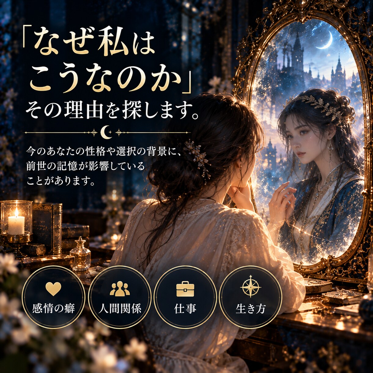 前世鑑定｜今世に影響する過去世を読み解きます 性格・人間関係・仕事につながる前世を丁寧に鑑定 イメージ7