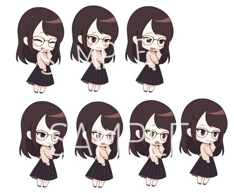 SDキャラ・ミニキャラ描きます SNSアイコン、vTuberイラスト、プレゼントにも！ イメージ3