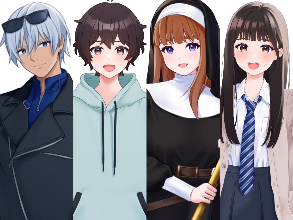 華やかな似顔絵やキャライラストを制作いたします 写真は無くてもOK！ご自身をキャラクター化も◎ イメージ7