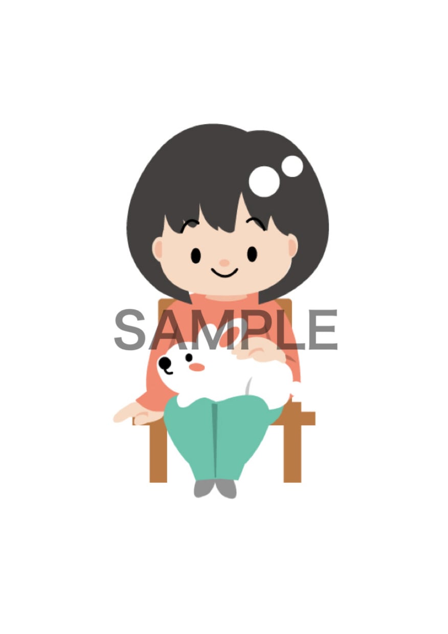 思い出やプレゼントに！ペットと飼い主様を描きます 可愛いペットと飼い主様をゆるかわなイラストにします！ イメージ3