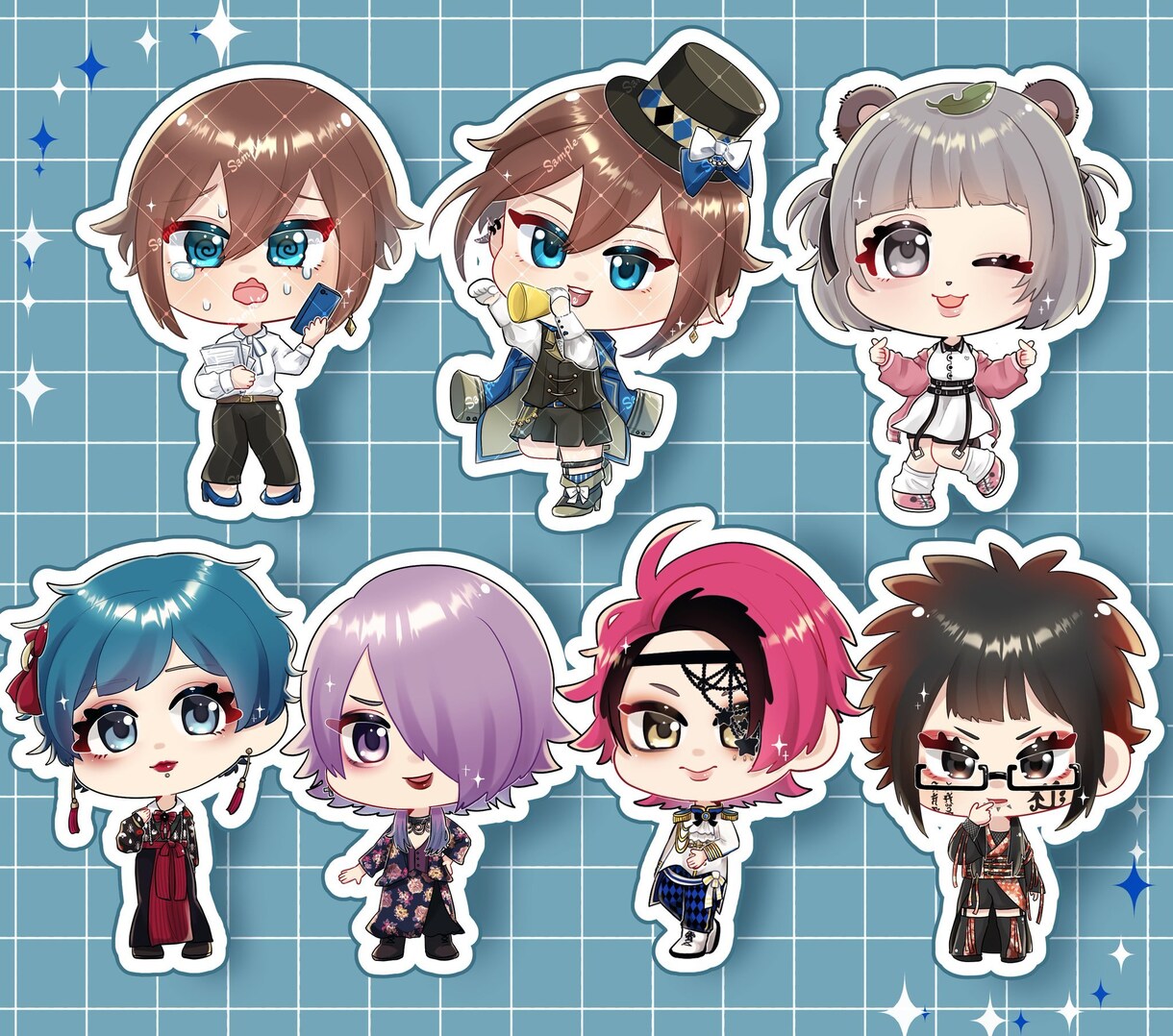 もちもちで可愛いちびキャラ描きます グッズやSNSのアイコンなどに！可愛いイラスト描きます！ イメージ3