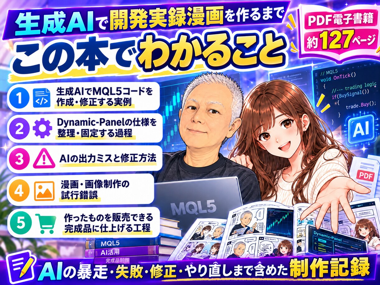 生成AIで開発実録漫画を作るまでのPDFを届けます AIが暴走！壊れても直しても完成させた開発実録 イメージ4