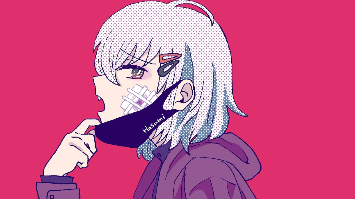 歌ってみた、オリジナル曲、動画のサムネイル描きます MVの一枚絵や、曲のイメージなどにも！臨機応変に対応します イメージ4