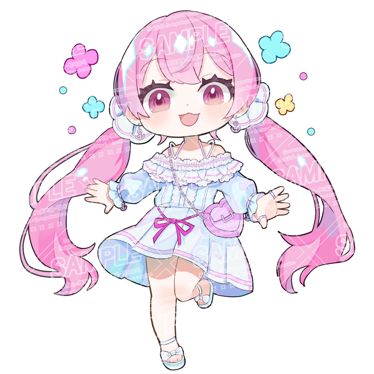 かわいいミニキャラ描きます アイコン・グッズに最適！SDキャラをお届けします イメージ3
