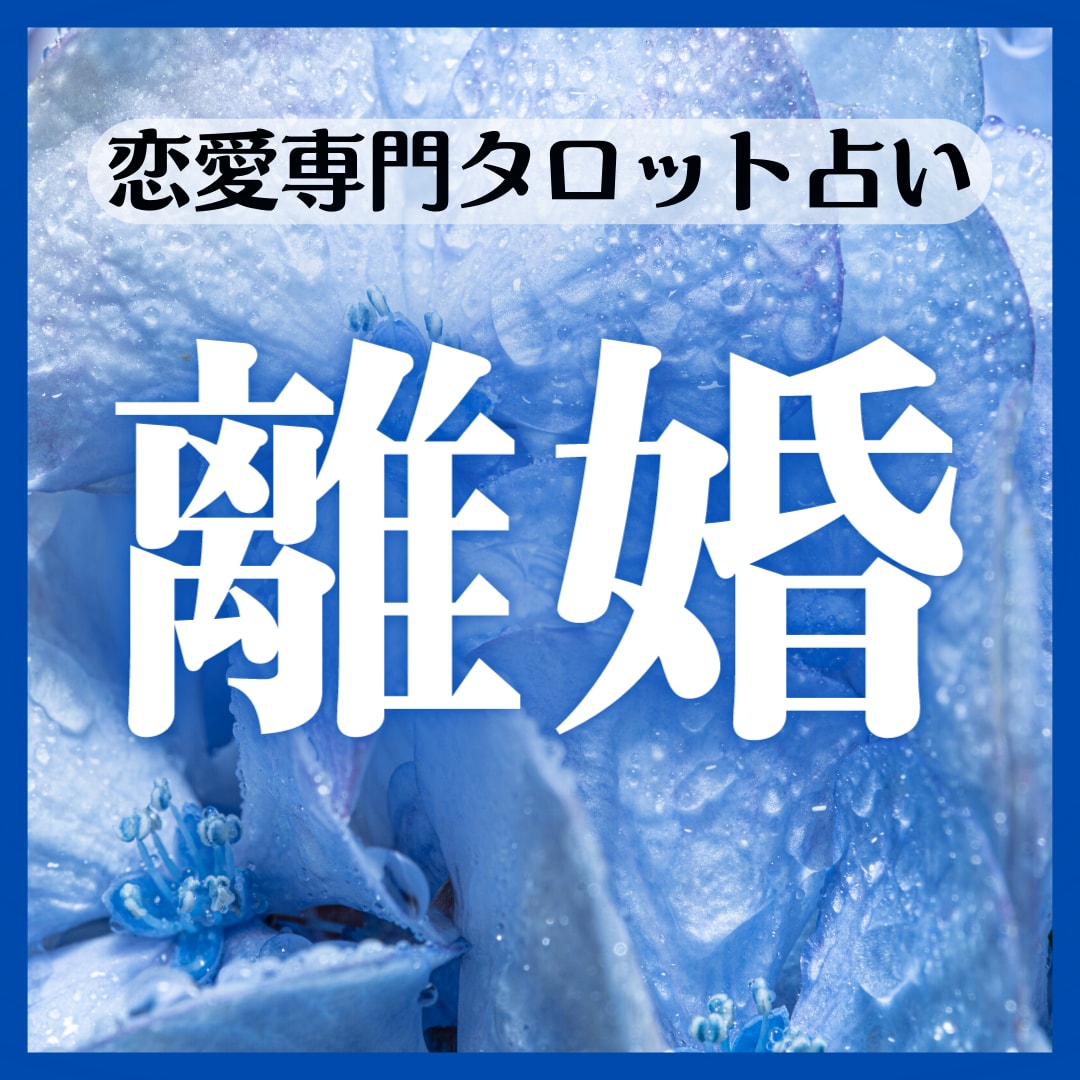 離婚【夫婦仲】占い。配偶者との関係を鑑定します 【24時間で大ボリューム】離婚？関係修復？今後について イメージ1