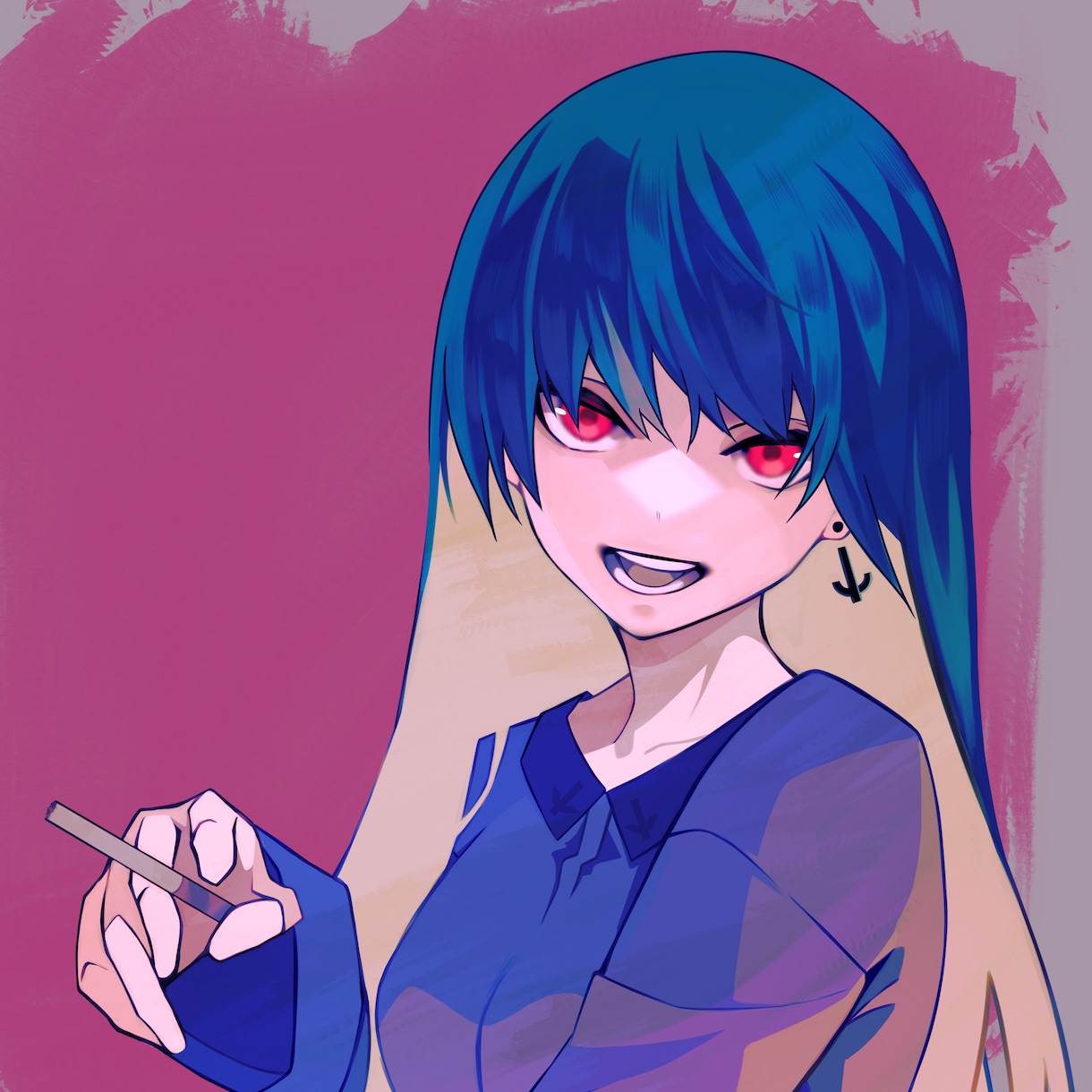 sns用オリジナルイラストをお描きします SNSのアイコンやヘッダー、オリジナルキャラクターで統一感を イメージ10