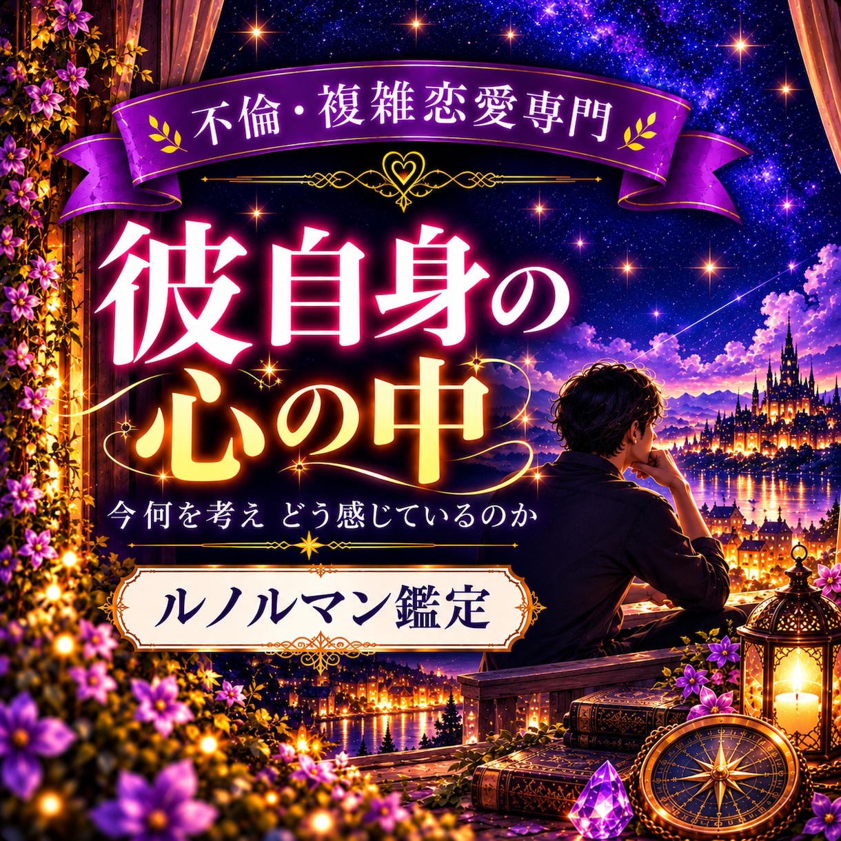 彼自身の心の中や本当の想いを見ていきます 私への気持ちだけでは見えない、彼自身が抱えている想いと心理 イメージ3