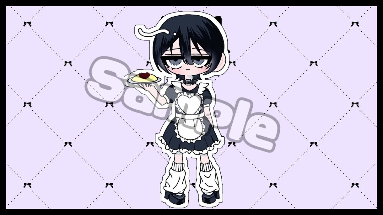 商用利用可！可愛いデフォルメキャラを描きます 【限定5枠】ジト目や病みかわイラストが好きな方におすすめ イメージ4