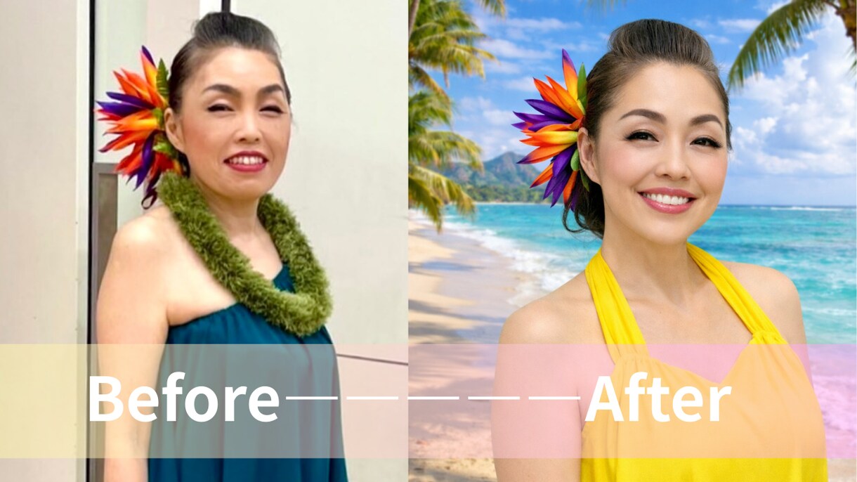 自然に若見え美肌補正(SNS•プロフ用)いたします 写真を自然に若々しく！プロカメラマンが丁寧な補正加工します。 イメージ3