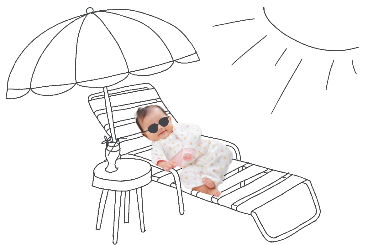 寝相らくがきアート＊お子様の写真にイラスト描きます お子様の成長を寝相らくがきアートで思い出にしませんか？ イメージ1