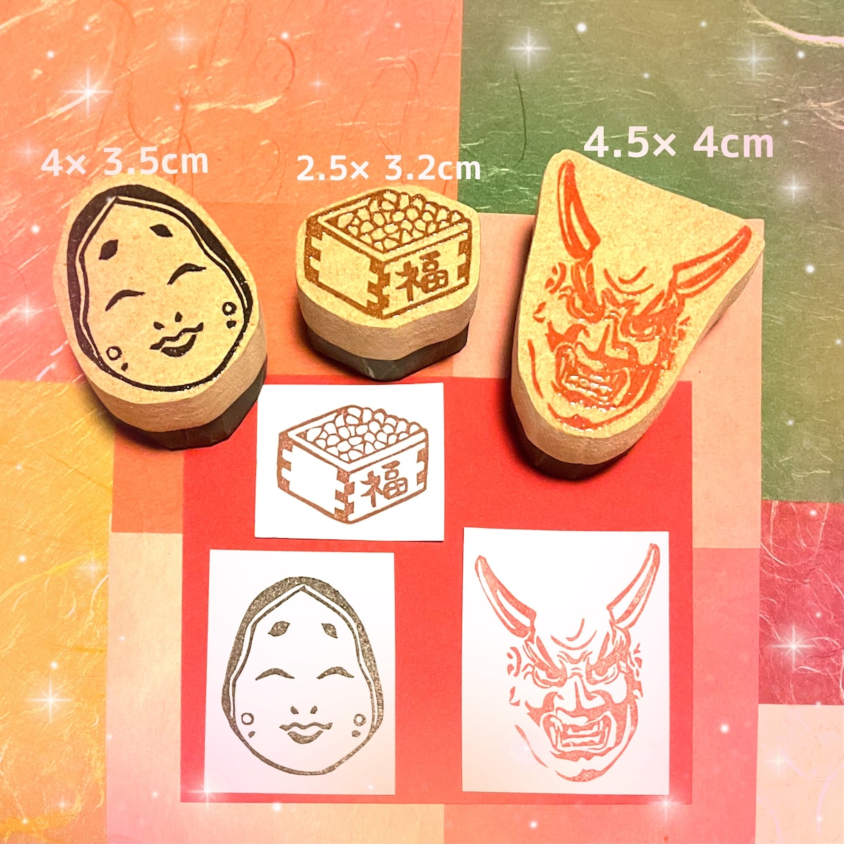 御朱印用のハンコ、お作りします オリジナルデザイン、和の雰囲気のはんこをお作り致します。 イメージ2