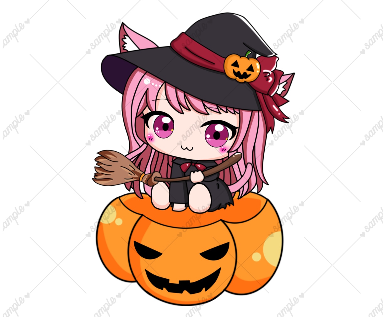 可愛い♡オリジナルちびキャラ・ミニキャラ描きます 猫耳やケモミミ♡アイコン用に！可愛いちびキャラを描きます！ イメージ3