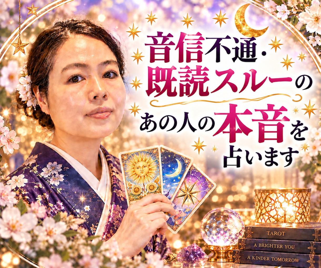 音信不通・既読スルーのあの人の本音を占います 返事が来ない…連絡できない理由と今の気持ちを丁寧に読み解く イメージ1
