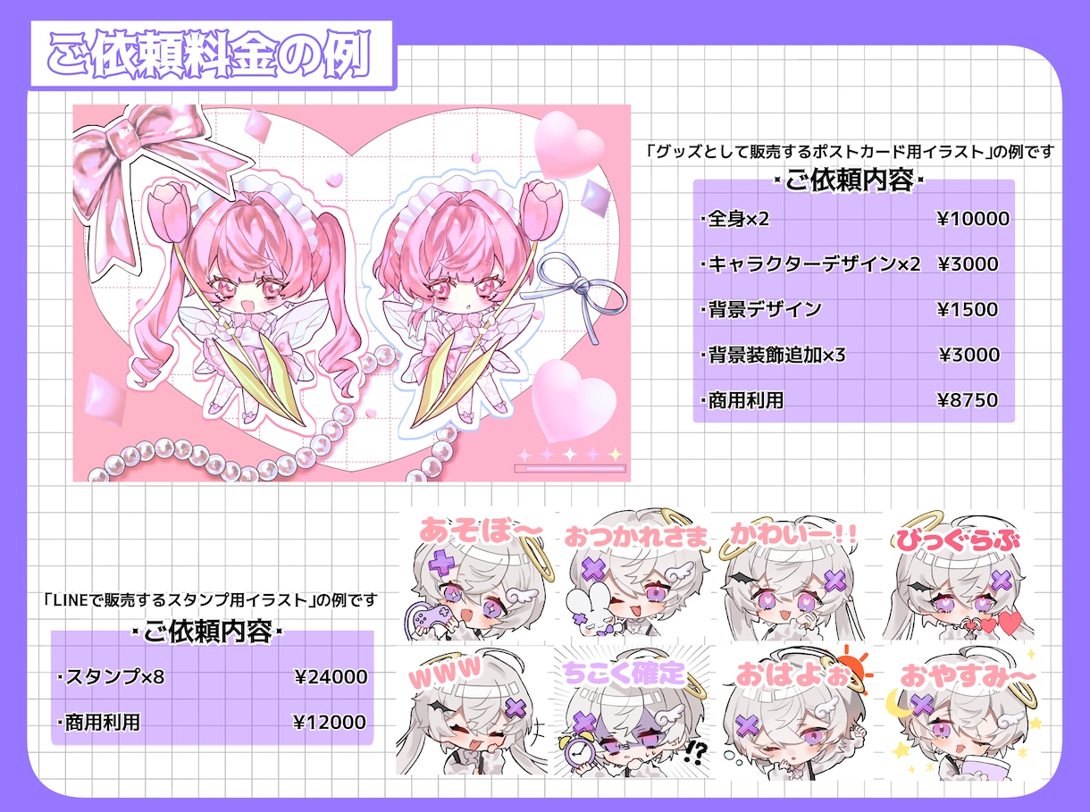 様々な用途のSDイラスト制作承ります アイコン、配信、動画、スタンプ用など幅広く対応致します！ イメージ3