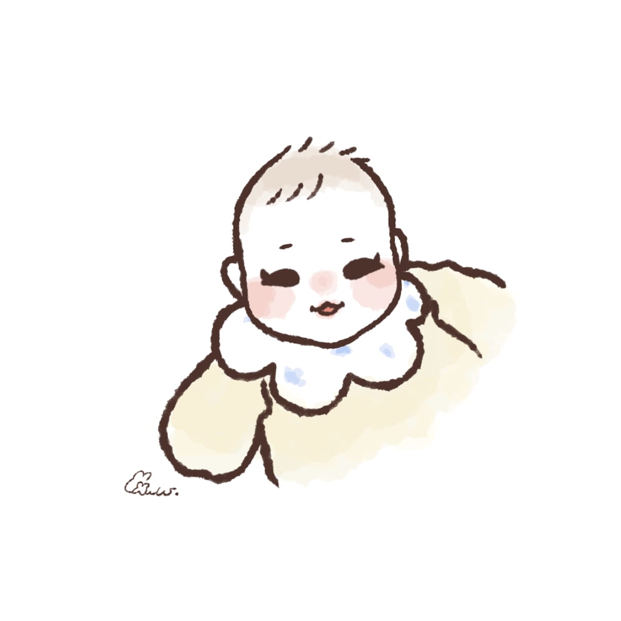 写真そのまま！お子様のほんわか似顔絵描きます アイコン・アルバムに♪可愛い記念の1枚を似顔絵にしませんか？ イメージ5