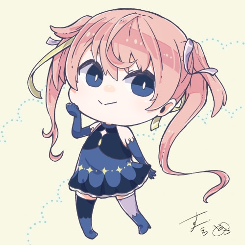 SNSや動画などに使えるミニキャラ描きます アイコンやプレゼントにもどうぞ！ イメージ1