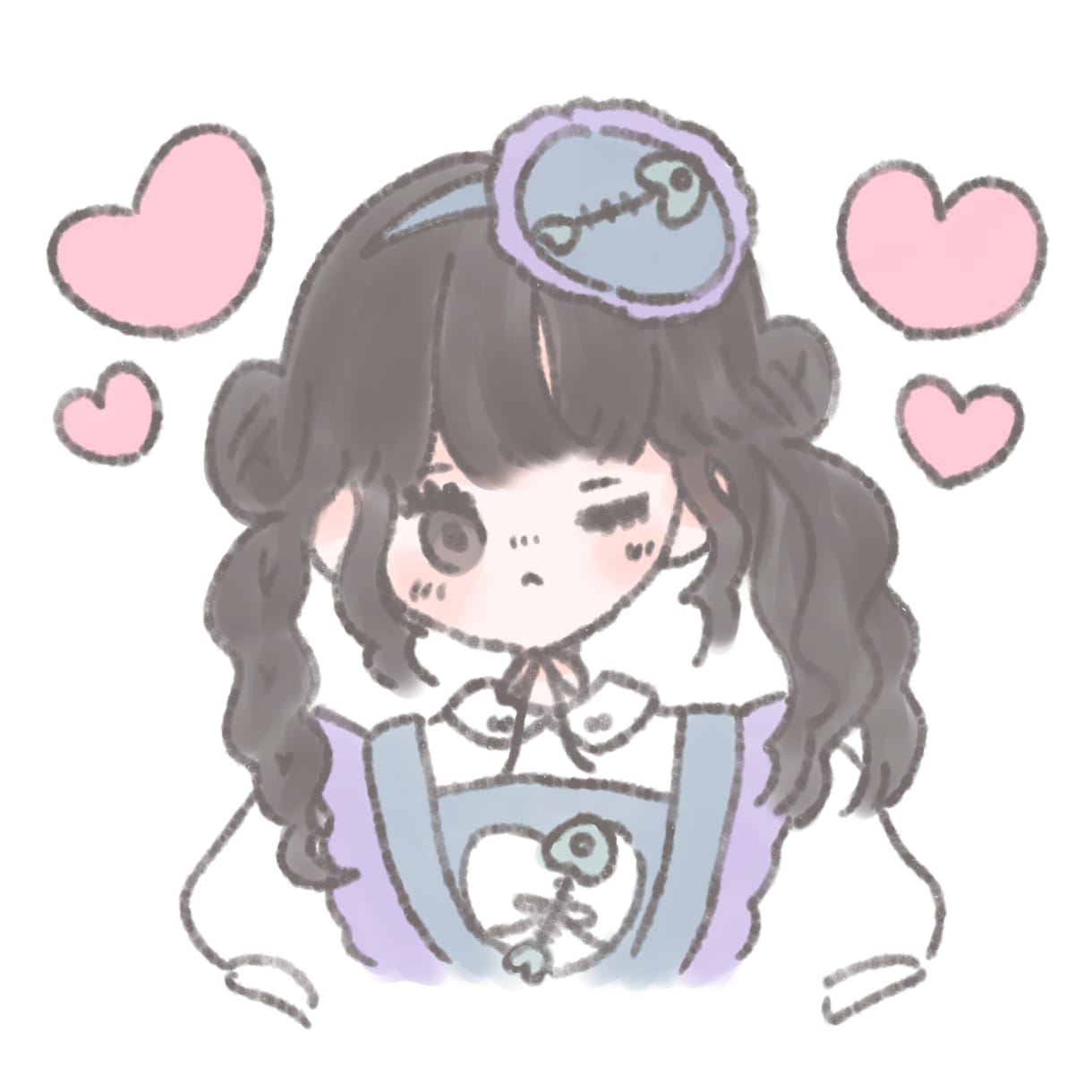 商用利用可◆ふわふわ・かわいい♡イラスト制作します ふわふわ系のかわいいイラスト！ イメージ4