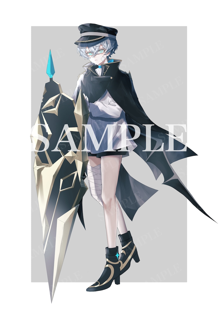 様々な用途の立ち絵・1枚絵イラスト制作承ります TRPG、配信用等様々な用途の立ち絵・1枚絵制作を承ります！ イメージ5