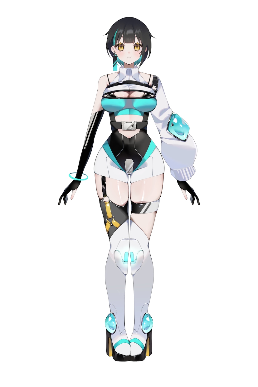 VtuberLive2Dパーツ分けイラスト描きます 肉感のある女の子、サブカル、地雷系などの衣装デザインが得意 イメージ4