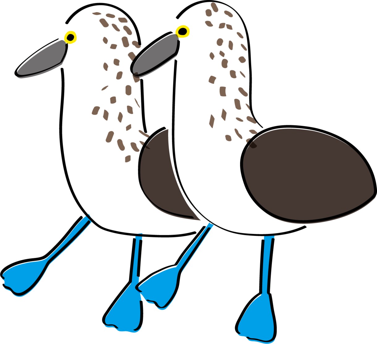 かわいい動物イラストお描きします ちょいゆる、だけどちょいリアルな微笑ましい動物をお描きします イメージ1