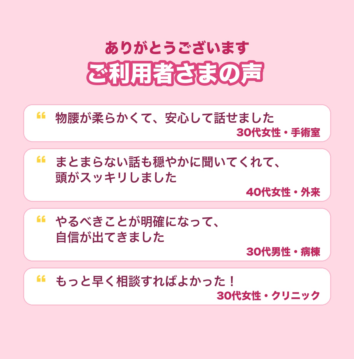 看護師7700名を支援したプロが転職相談にのります 18年・7,700名の実績｜「紹介しない」中立のキャリア相談 イメージ6