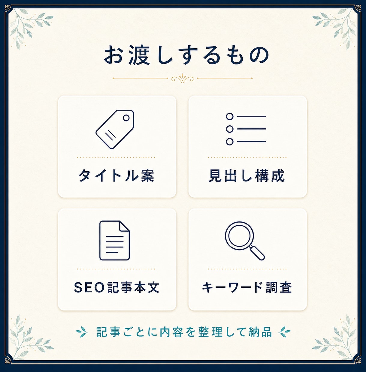 王道SEO記事【歴20年～】が構成から執筆します 3000文字×5記事、キーワード調査・構成までまとめて対応 イメージ3