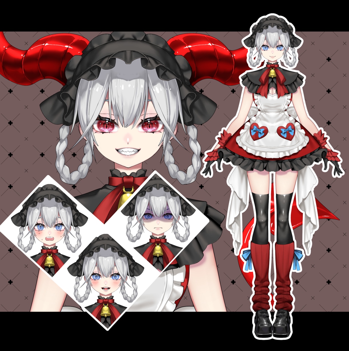 立ち絵・live2d用パーツ分けイラスト作成します ☆☆☆いろいろなシチュエーションお描きします☆☆☆ イメージ1