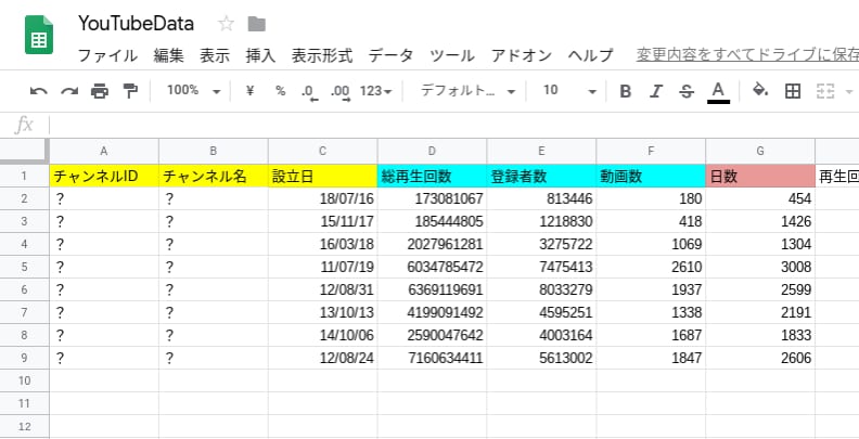 YouTubeデータを取得します YouTubeデータ分析のサポート イメージ1