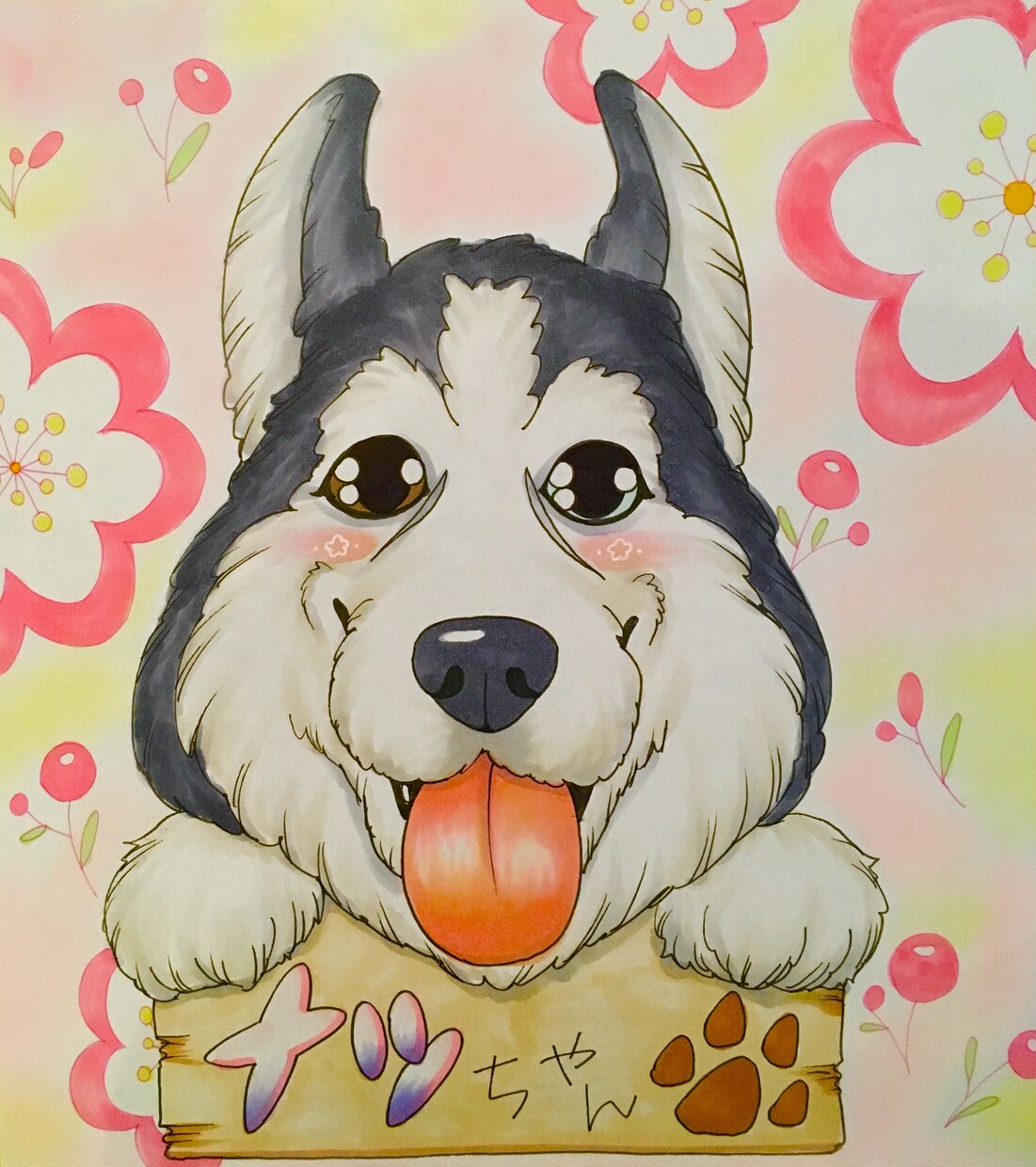 可愛いペットの似顔絵お描きしたします ♪離れていてもあなたを見守るペットの似顔絵♪ イメージ8