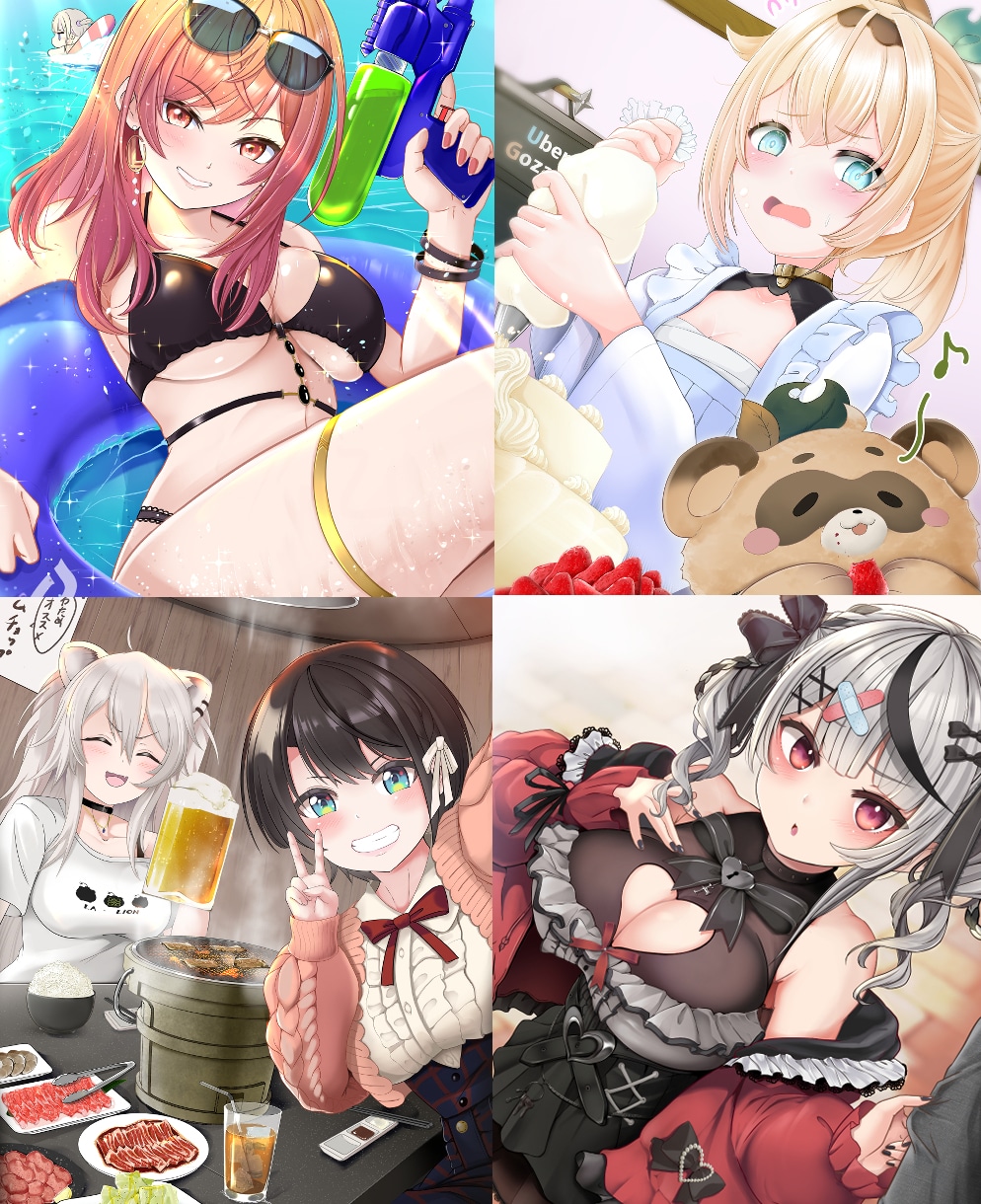 かわいい！セクシー！高品質なイラストをお描きします キービジュアル、サムネイル、グッズ、壁紙などに イメージ2
