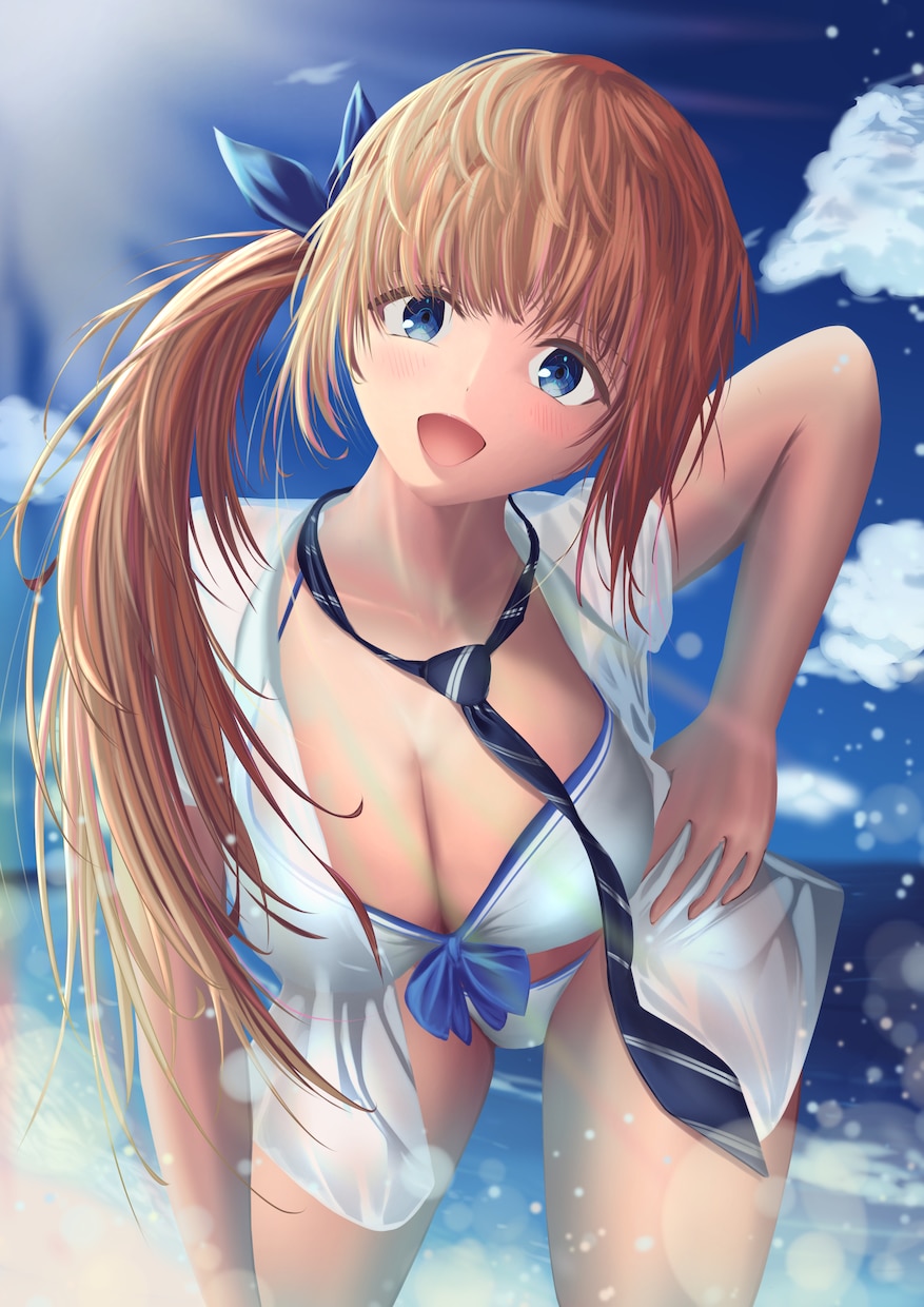 二次創作の美少女の一枚絵を描きます 駆け出しのため4000円で一枚絵を描きます イメージ7