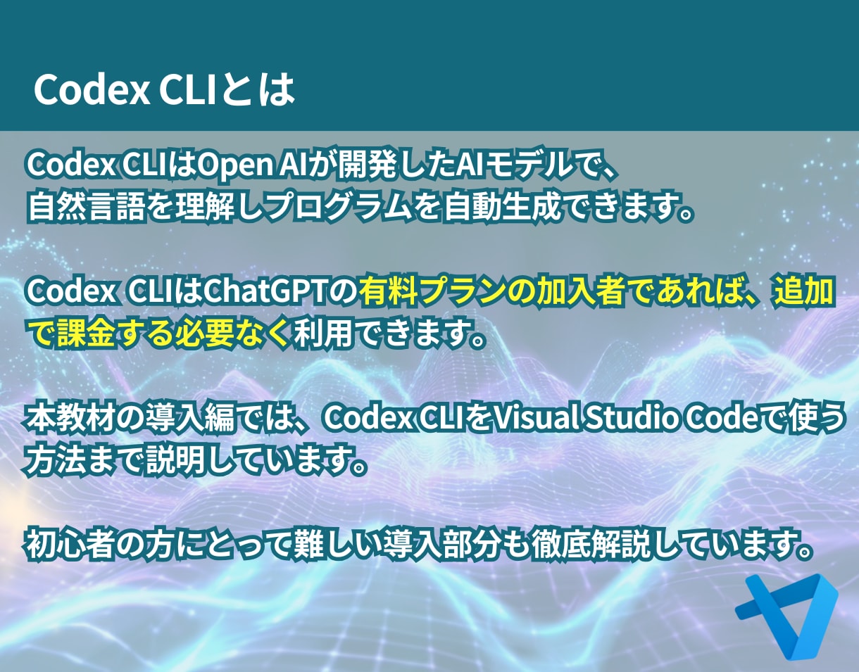 CodexでAI駆動開発する方法を教えます 【無料も可】未経験でもプログラミングできる次世代スキルを習得 イメージ3