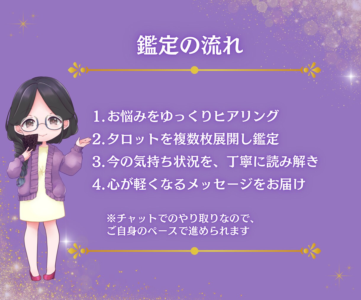 不安や待つのが辛い時に心を整えるタロット鑑定します 不安やモヤモヤを優しく整える鑑定です♡ イメージ6