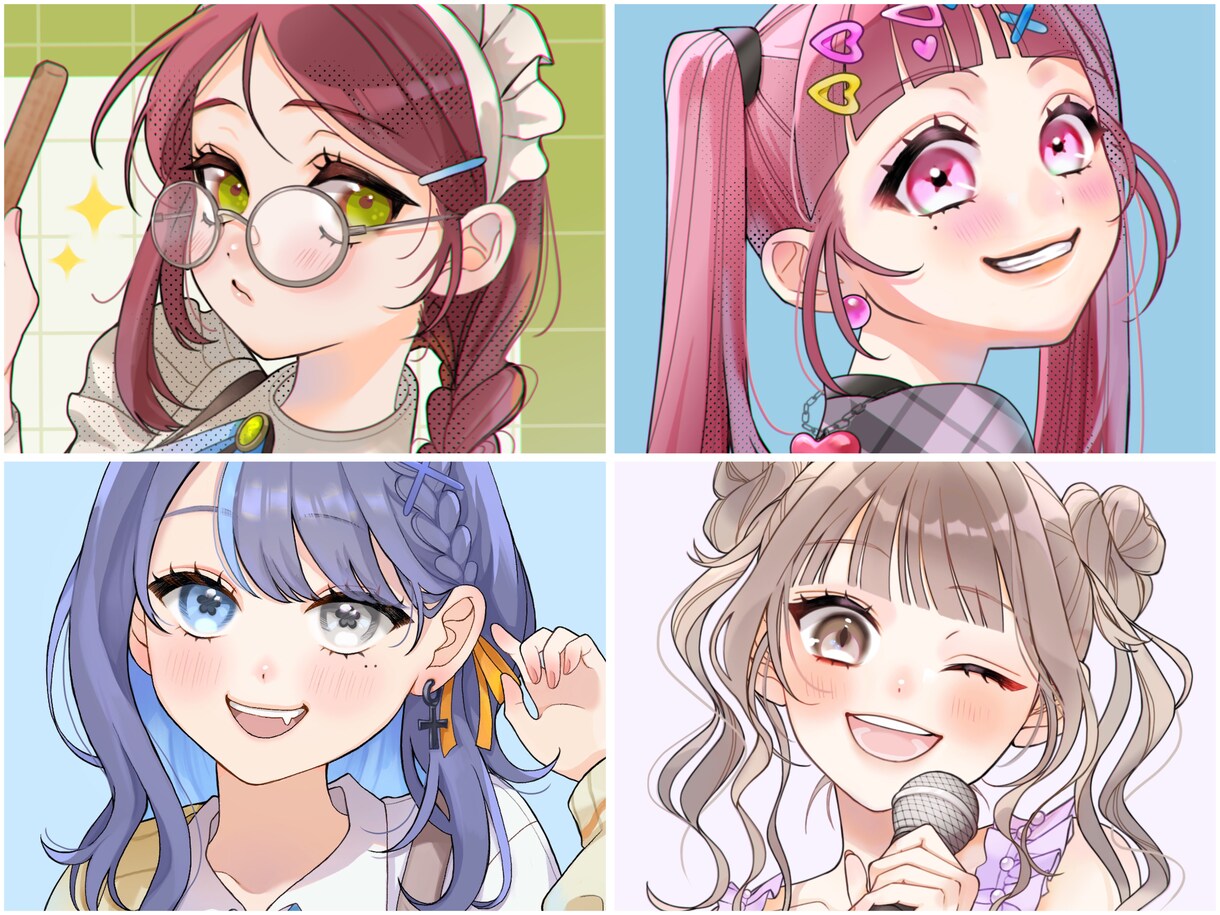 期間限定価格！！可愛いSNS用アイコン描きます 可愛くて印象に残るイラストが得意です。 イメージ5