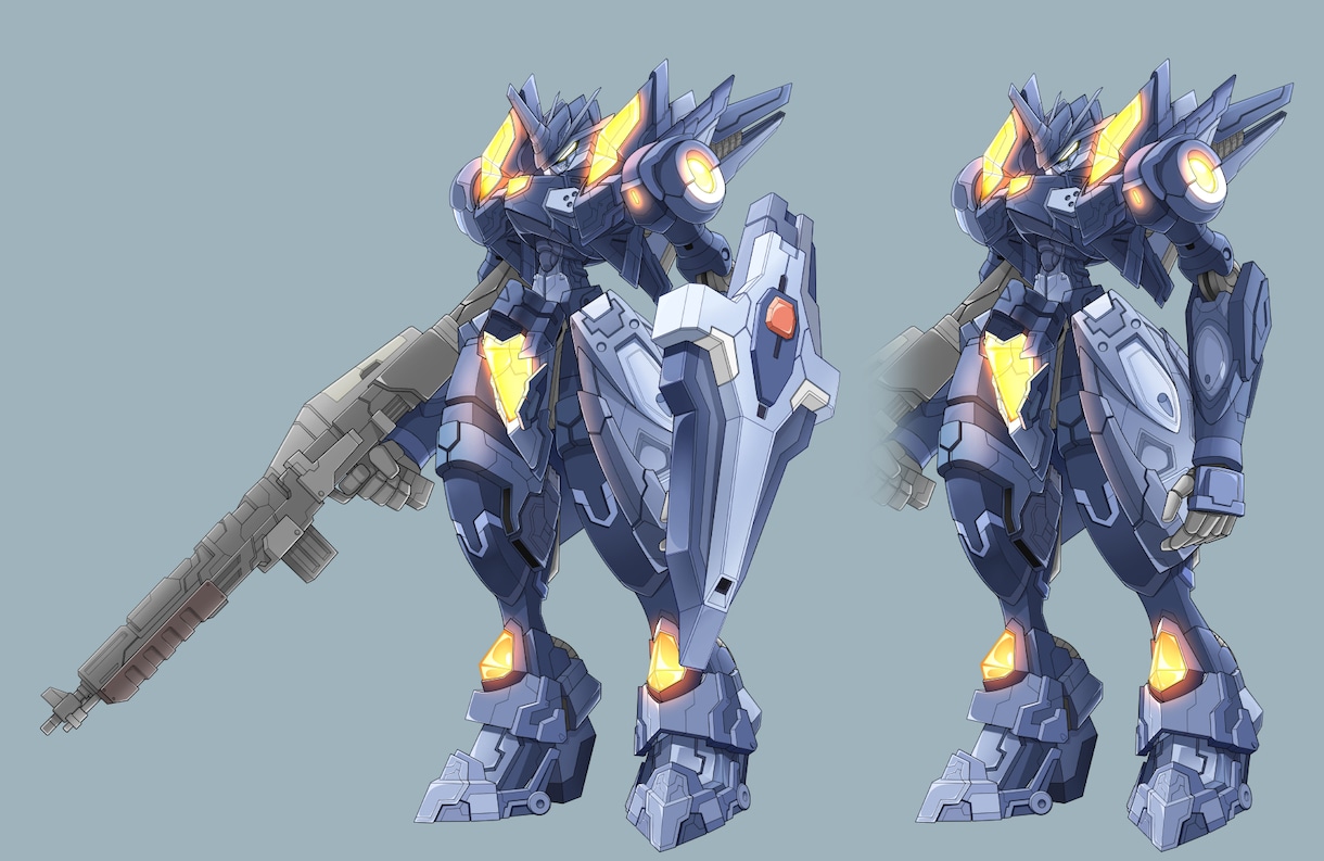 ロボットのイラストを描きます 自分だけのオリジナルロボットや二次創作ロボットをイラストに。 イメージ2