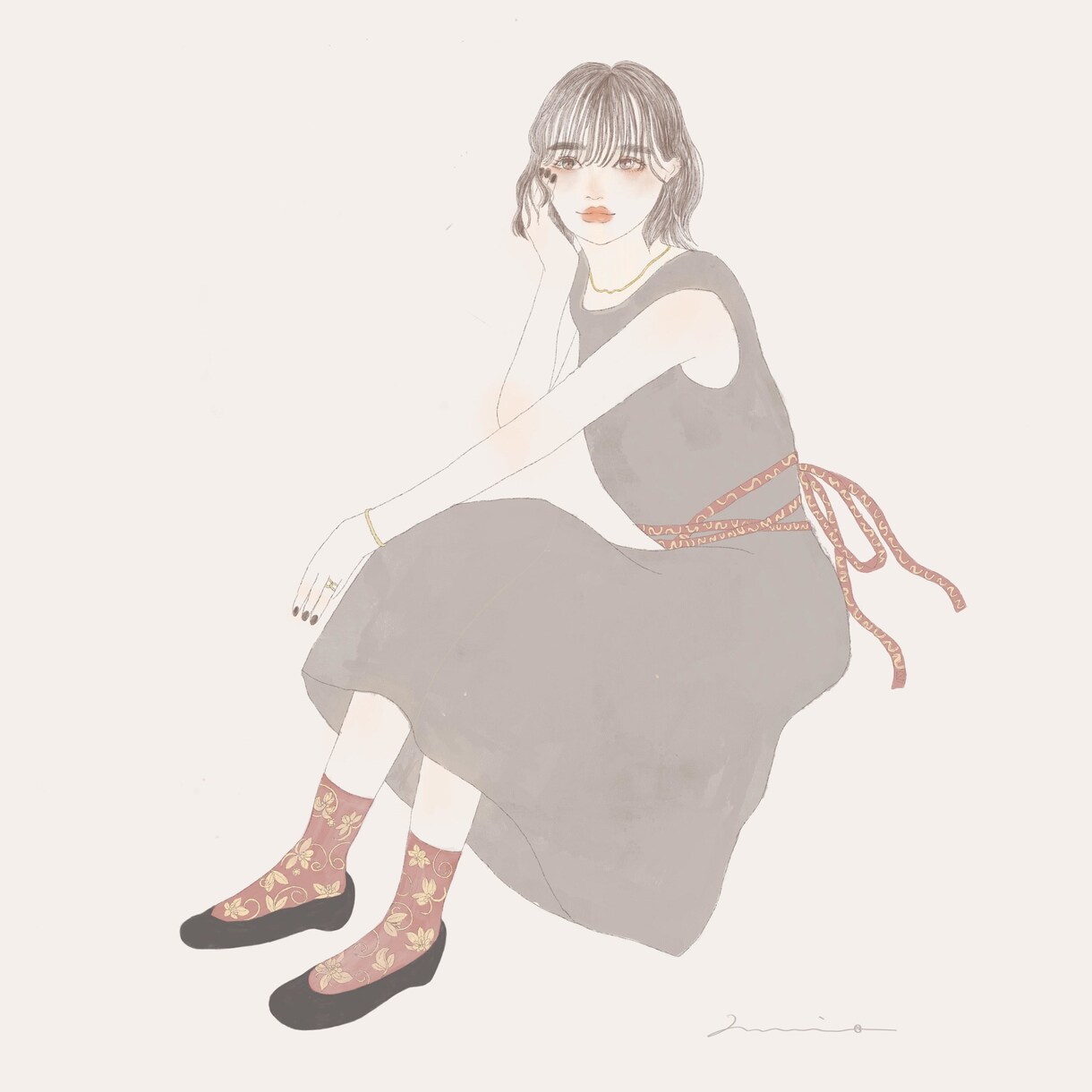 お洒落な似顔絵！柔らかな雰囲気であなたを描きます SNSアイコンやご友人の似顔絵などを必要としている方へ イメージ8
