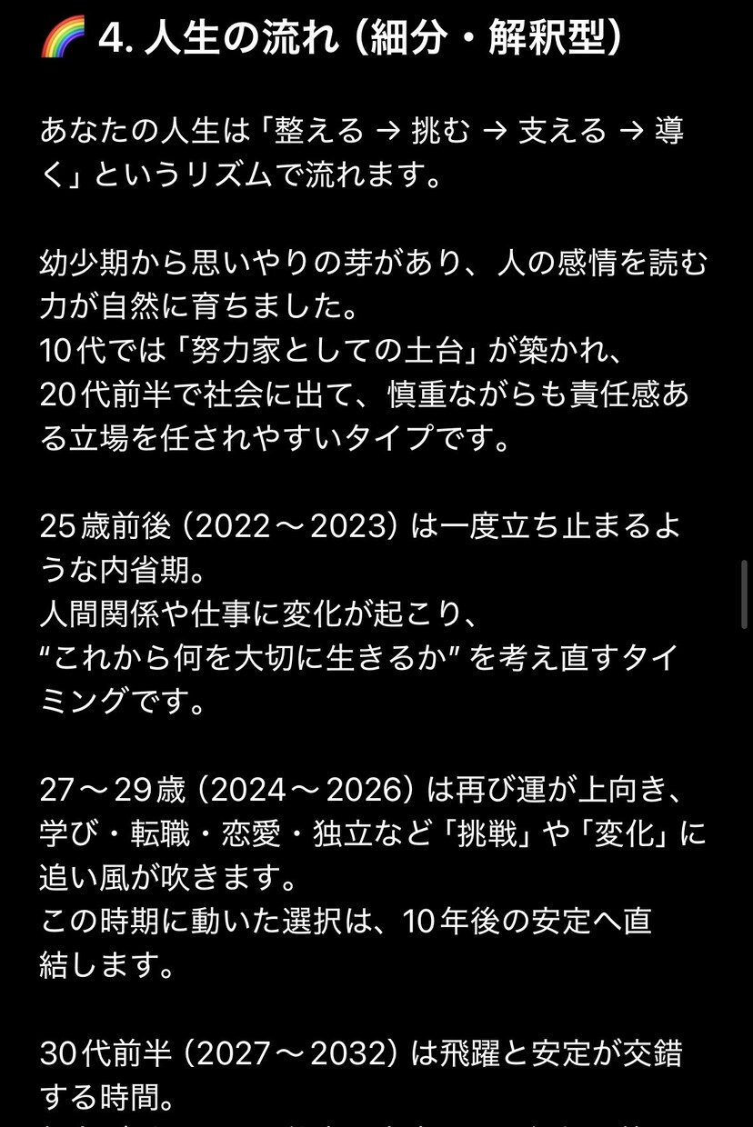 未来を見通すあなた専用の羅針盤を渡します 人生のリズムを整え、流れを味方にする診断です イメージ5