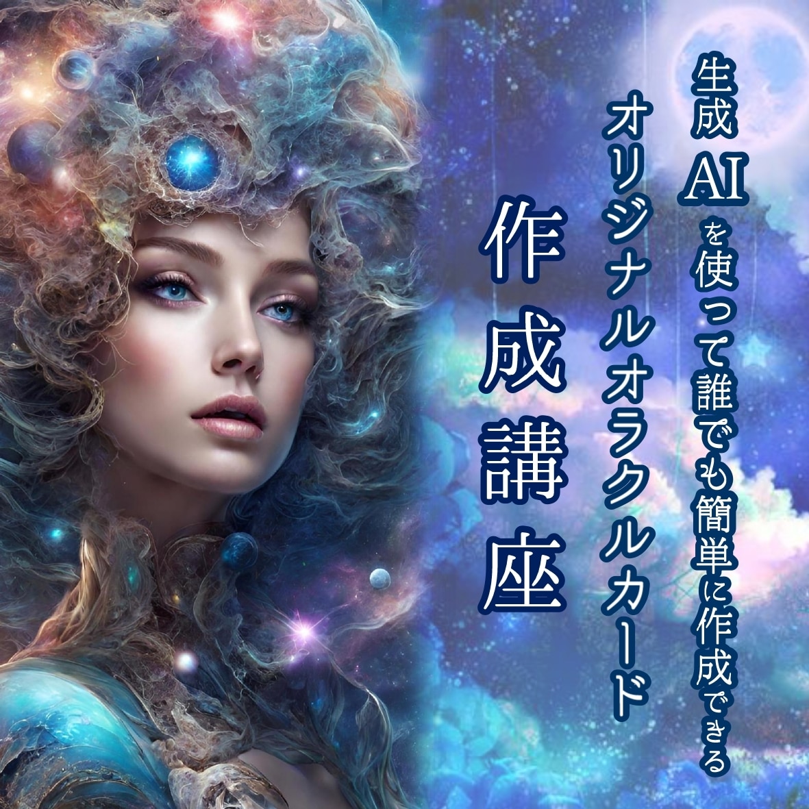 オリジナルオラクルカード作成をサポートします 生成AIを使った自分だけのオリジナルオラクルカード作成講座 イメージ1