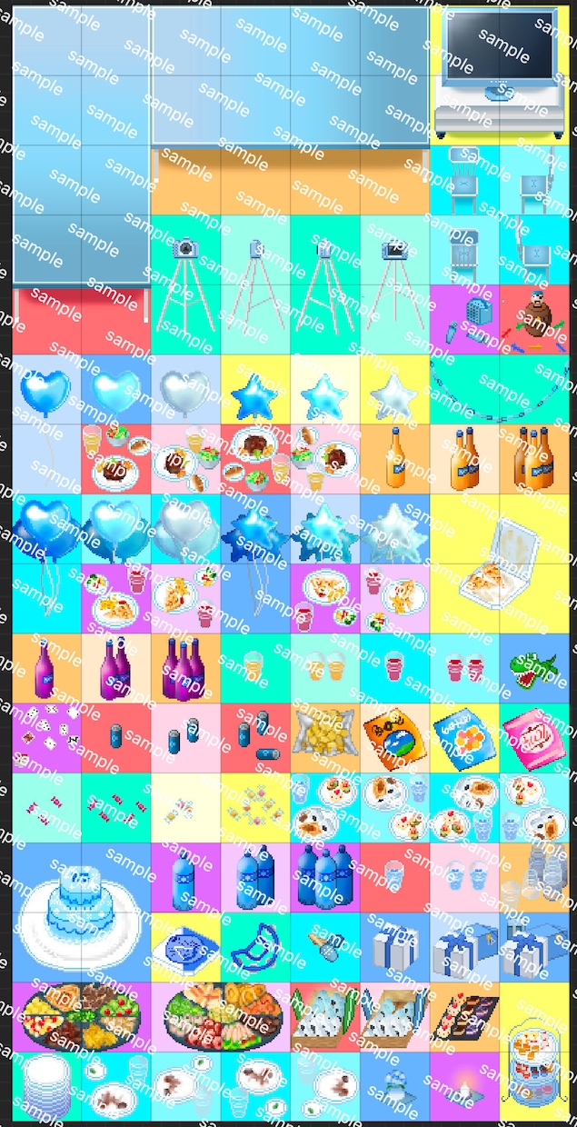 ゲーム用ドット絵を何でも制作します キャラ、マップ、アイテム等、基本的になんにでも対応します。 イメージ9