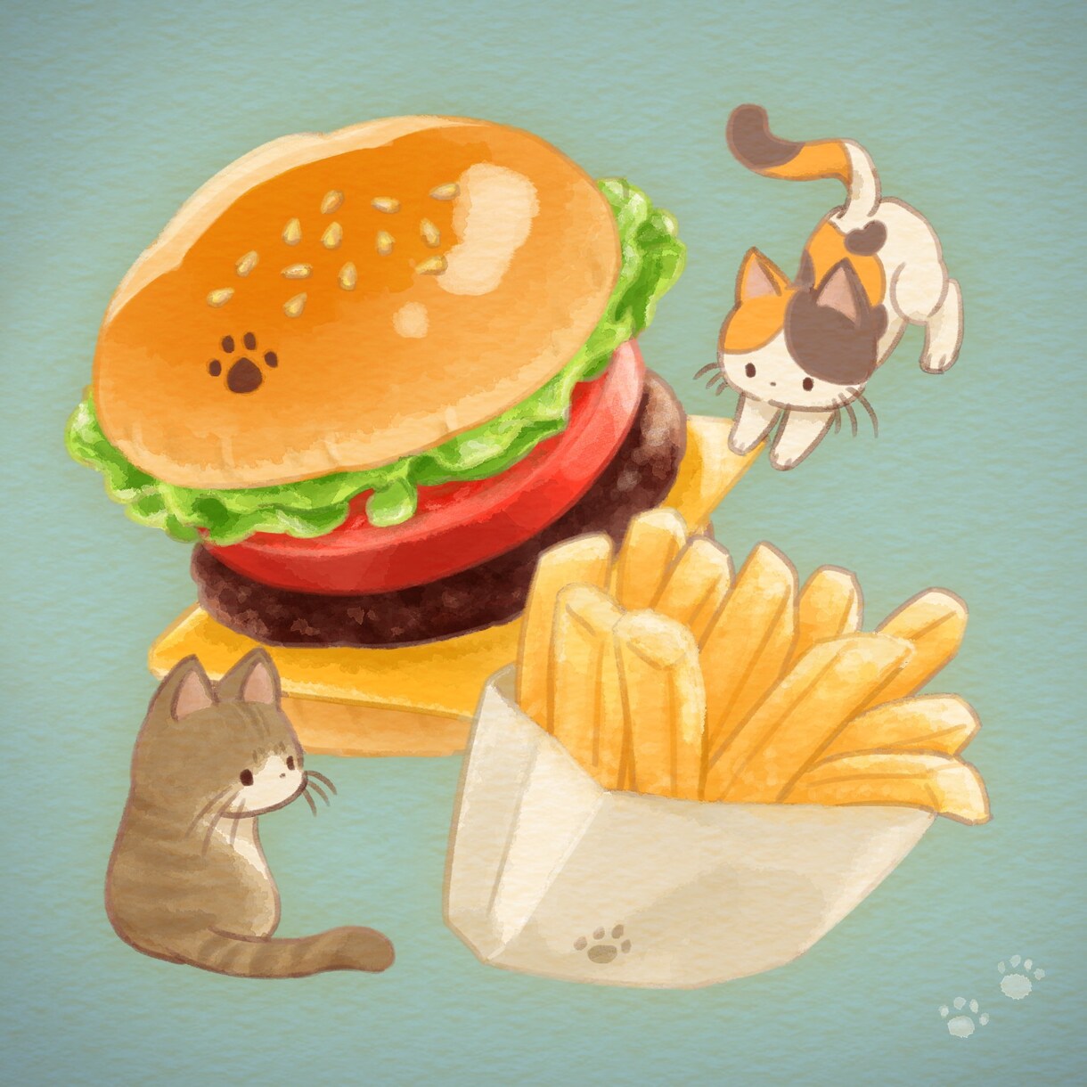 目を惹く、ふんわり癒し系アイコン作ります 商用OK◎動物・食べ物などのかわいいアイコン作ります イメージ9