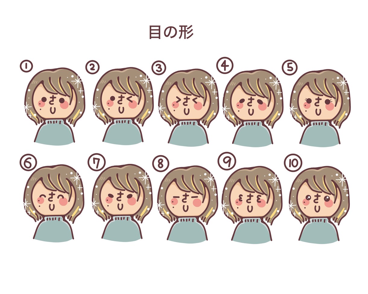 商用OK！人と被らないアイコン描きます 選べる表情、4点セット！！名刺やSNSのアイコンにぜひ！ イメージ5