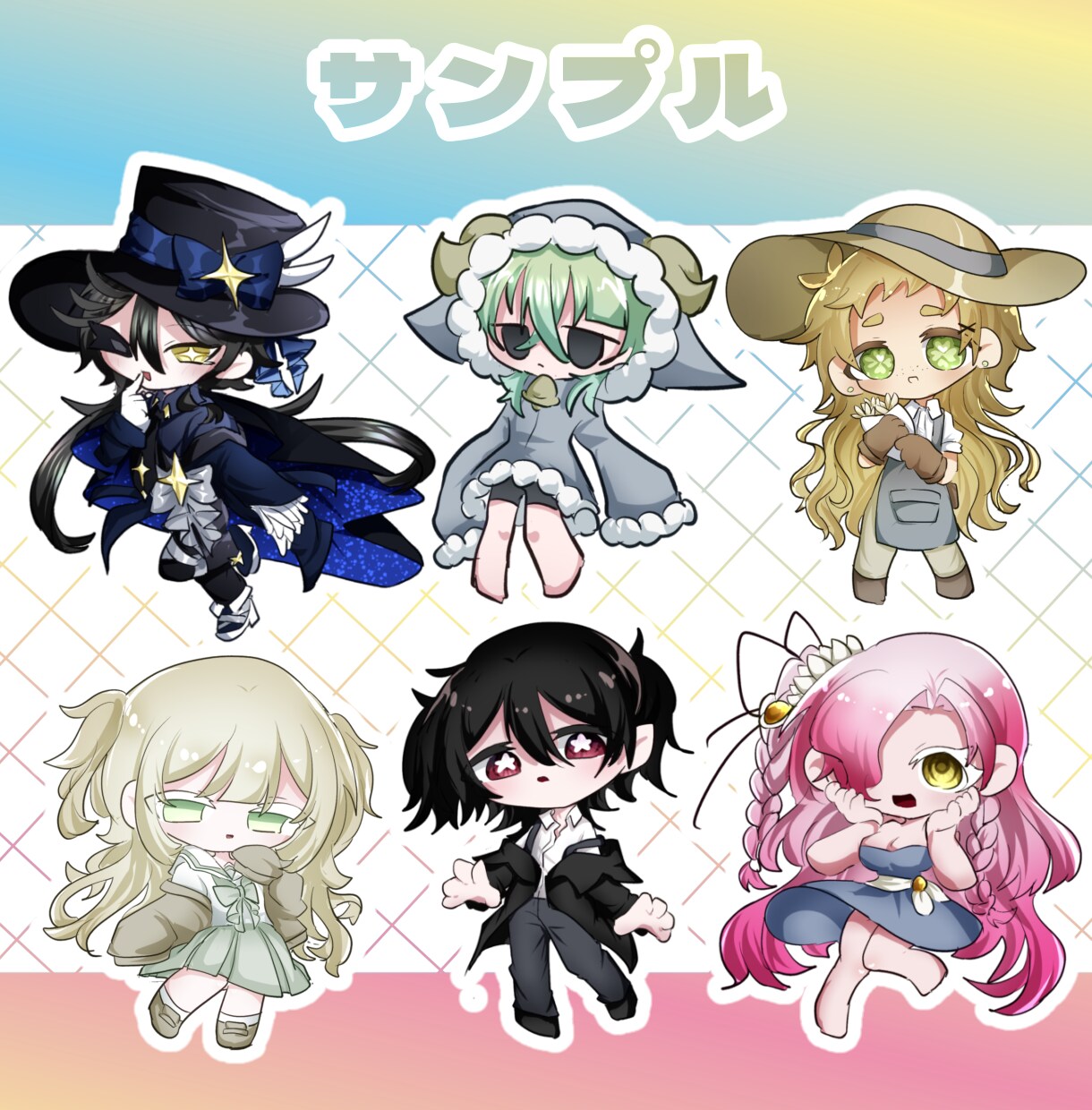 先着3名！可愛いSDイラスト描きます SNSアイコンやグッズ、動画等に イメージ6