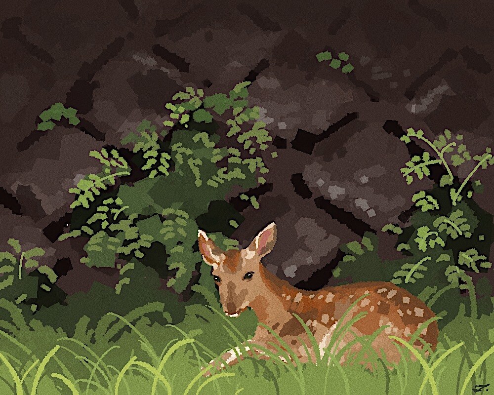 ペットの8bit風デジタルイラスト作成します あなたの大切なペットをレトロで素敵なイラストに仕上げます。 イメージ8