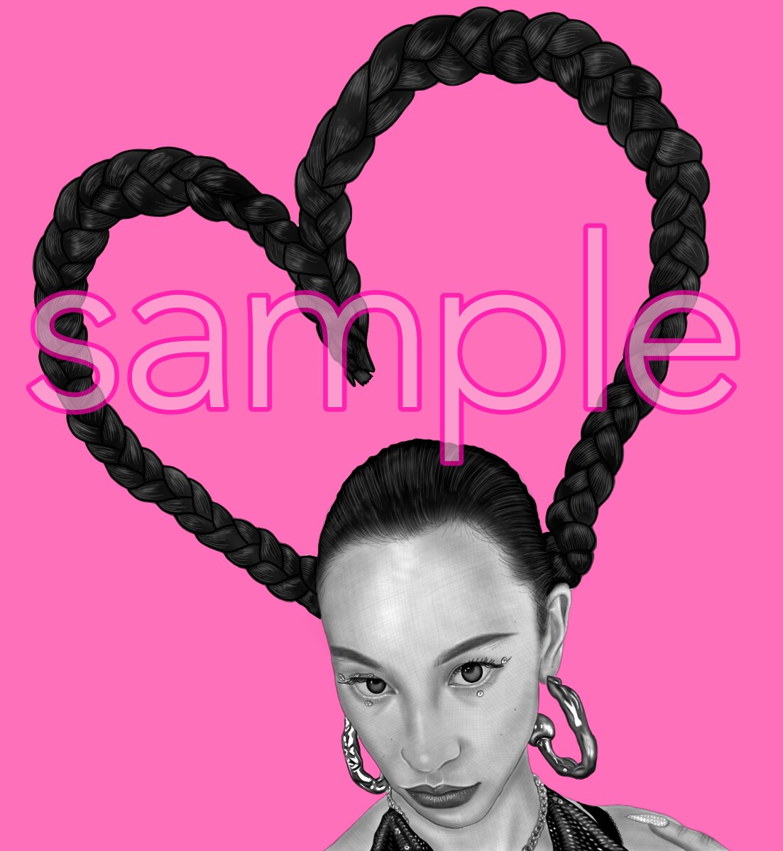 ハッピーなSNSアイコン似顔絵お届けします 鉛筆画風のリアルな似顔絵お任せください！ イメージ4