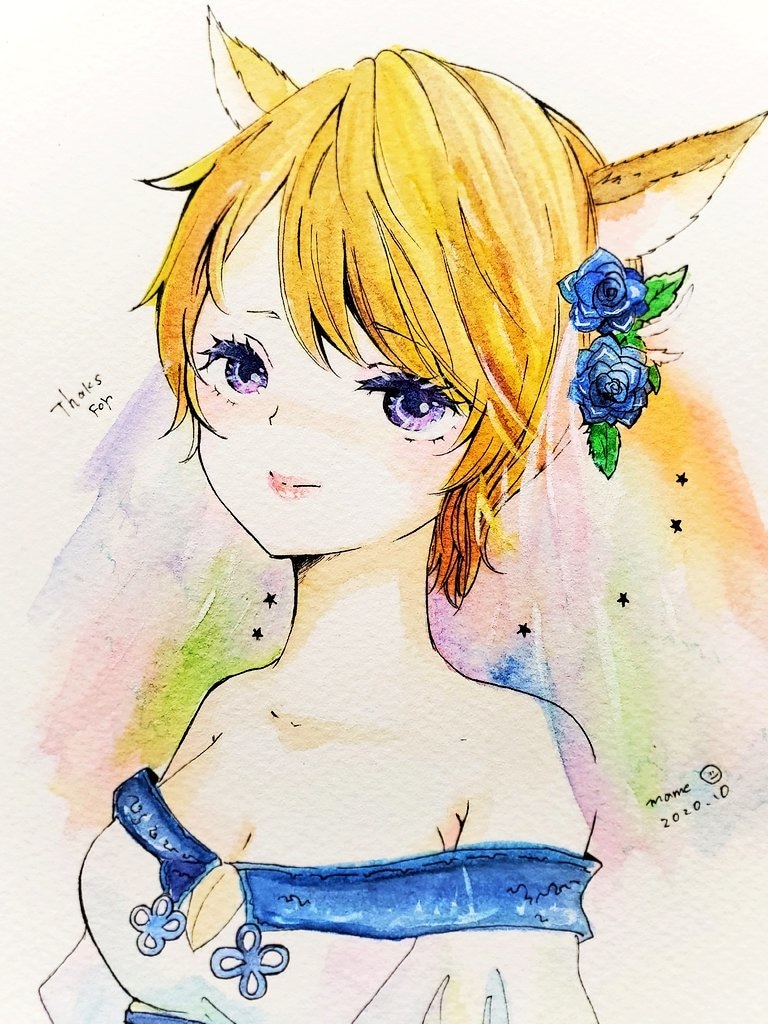 水彩絵の具でアイコン似顔絵作成します ウエルカムボード、イベントポスターなども作成します。 イメージ3