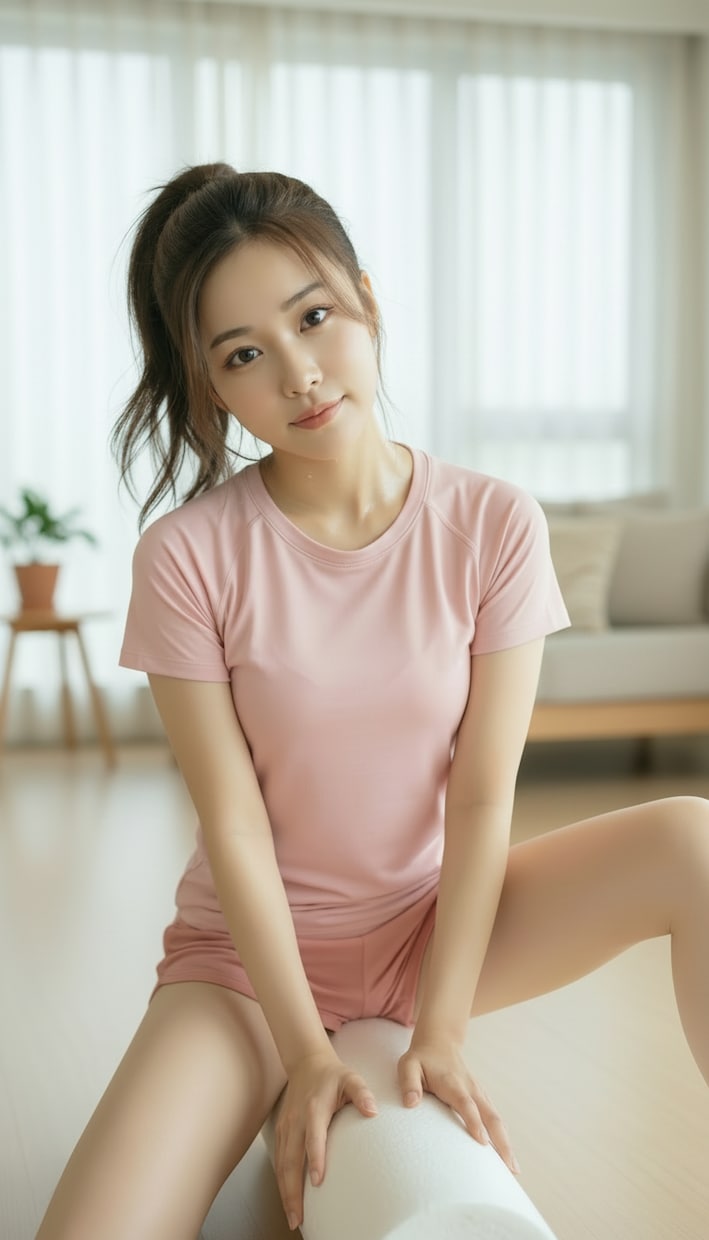 今流行りのAI筋トレ女子画像10枚販売します SNSや広告に使いやすい今っぽい筋トレ女子素材 イメージ3