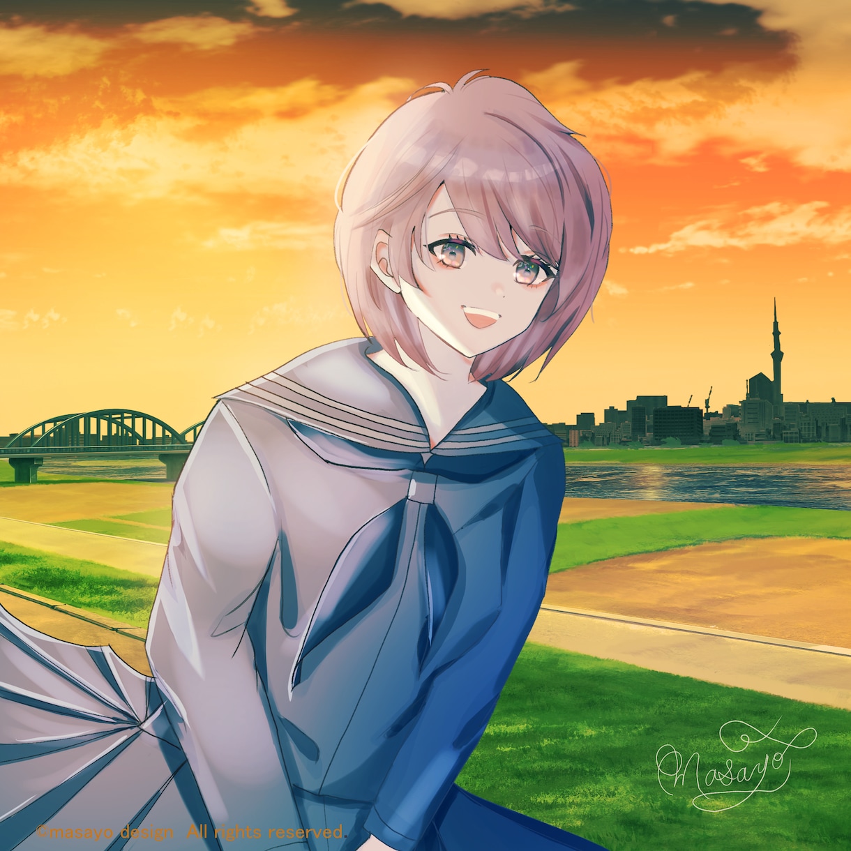 可愛い女の子・イケメンのイラスト描きます SNS用などにイラスト利用OK!その他利用もご希望伺います イメージ9