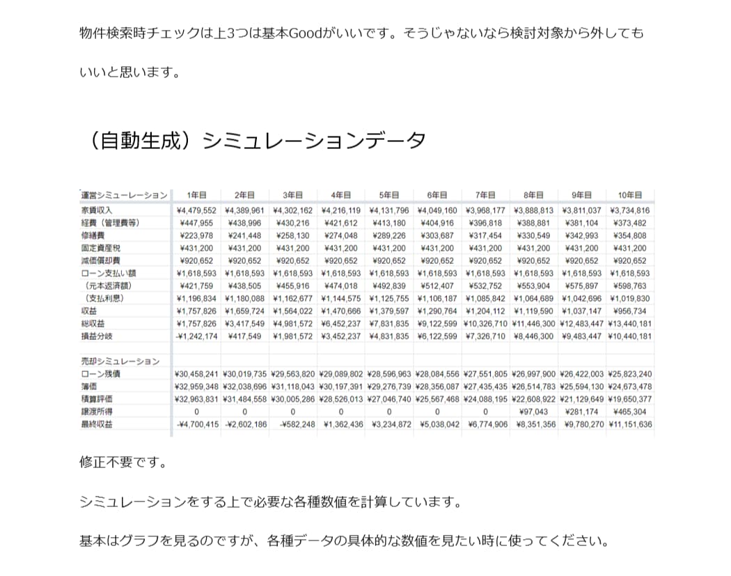 たった5分で30年分！収益計算シート提供します 現役大家も使用中。普通この値段では手に入りません。 イメージ2