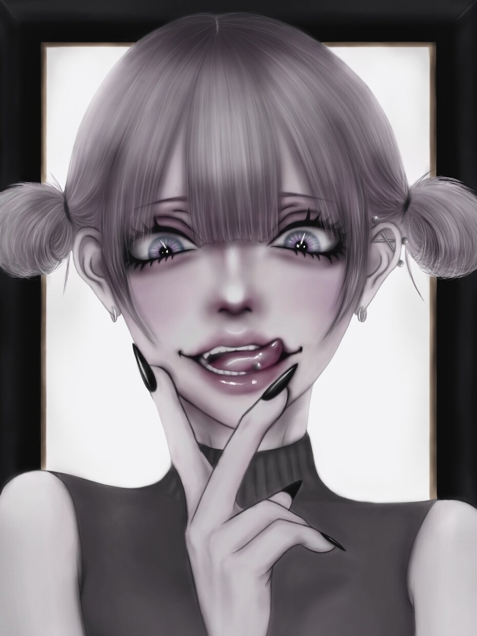 用途に合わせて人物画お描きします アイコン、CDジャケット、グッズ用、サムネ等ご相談ください イメージ3