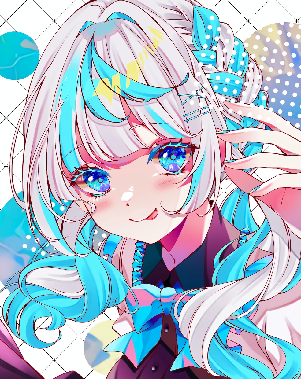 SNS用アイコン・一枚絵を描きます VTuberや歌い手などの活動者様におすすめです！ イメージ9